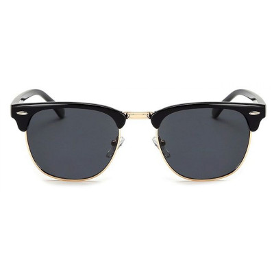 Ochelari de soare Clubmaster Retro Bleumarin - Auriu Ochelari de soare Clubmaster Retro Bleumarin - Auriu